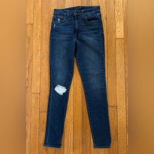 Joe's Jeans Flawless Hi (rise) Honey Distressed Curvy Skinny Ankle Jeans